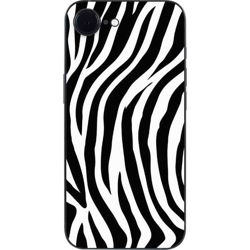 Zebra Print iPhone 16e Skin